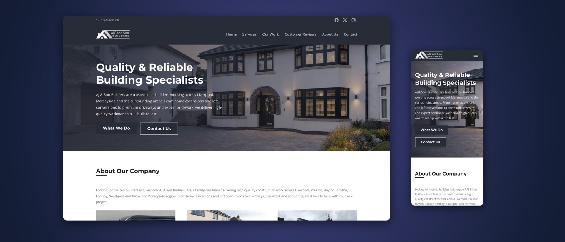 AJC and Son Builders work by wsmedia