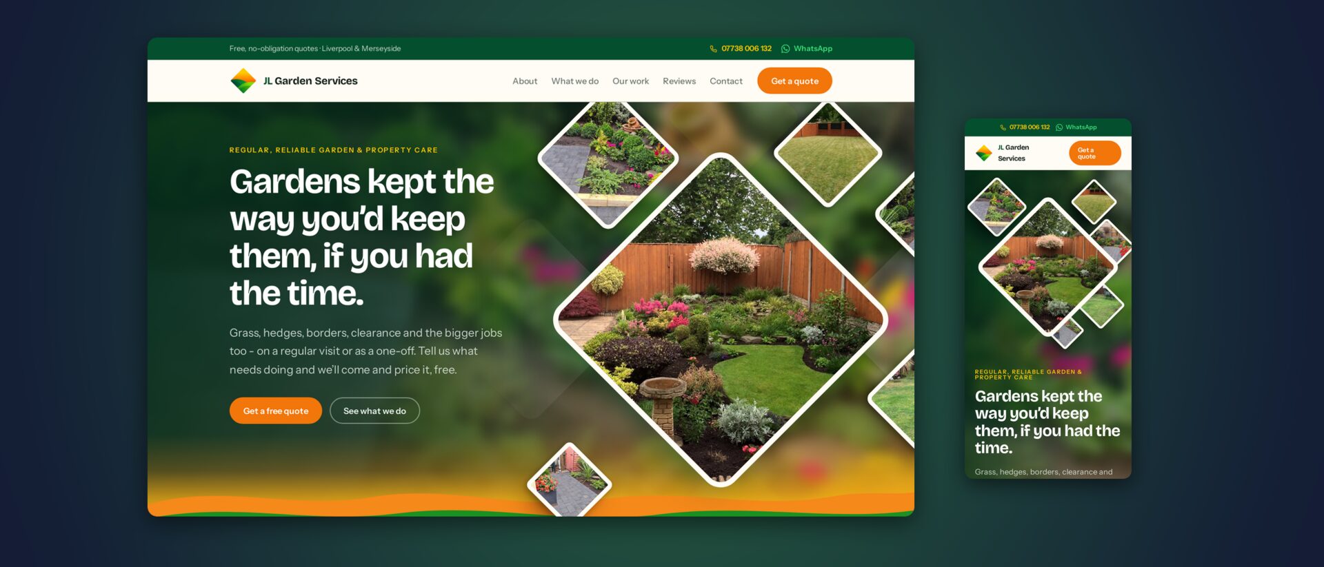 JL Garden & Property Services work by wsmedia