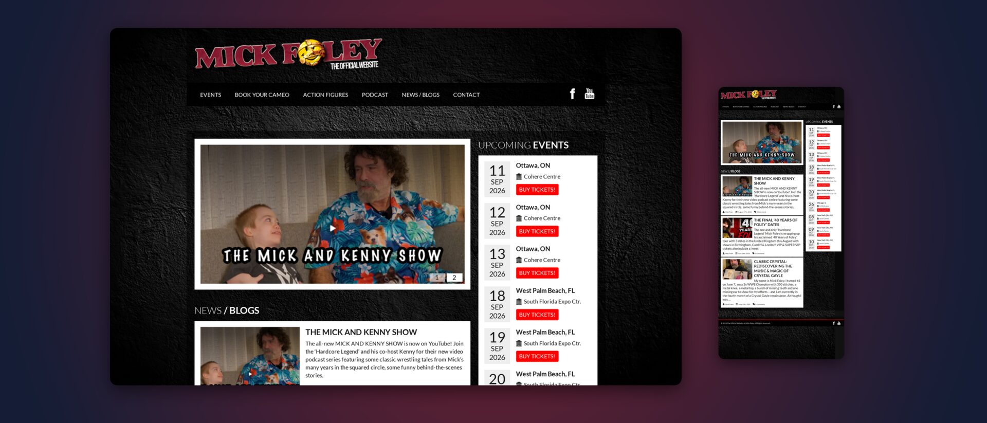 Mick Foley work by wsmedia