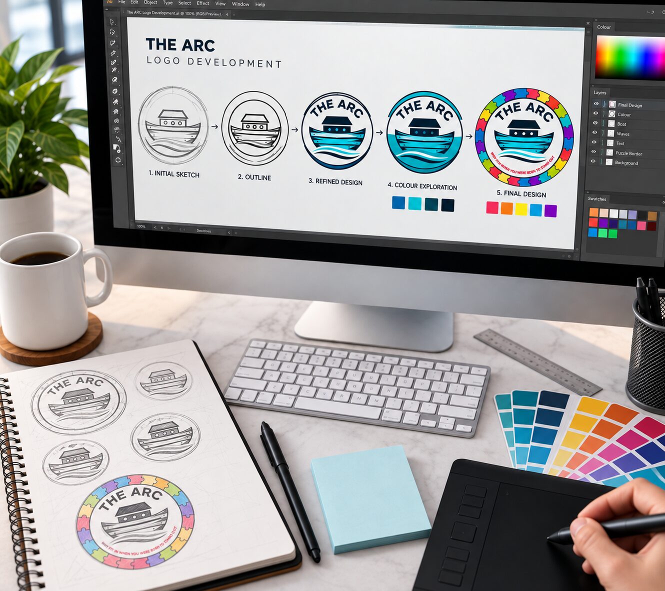 Developing The ARC logo
